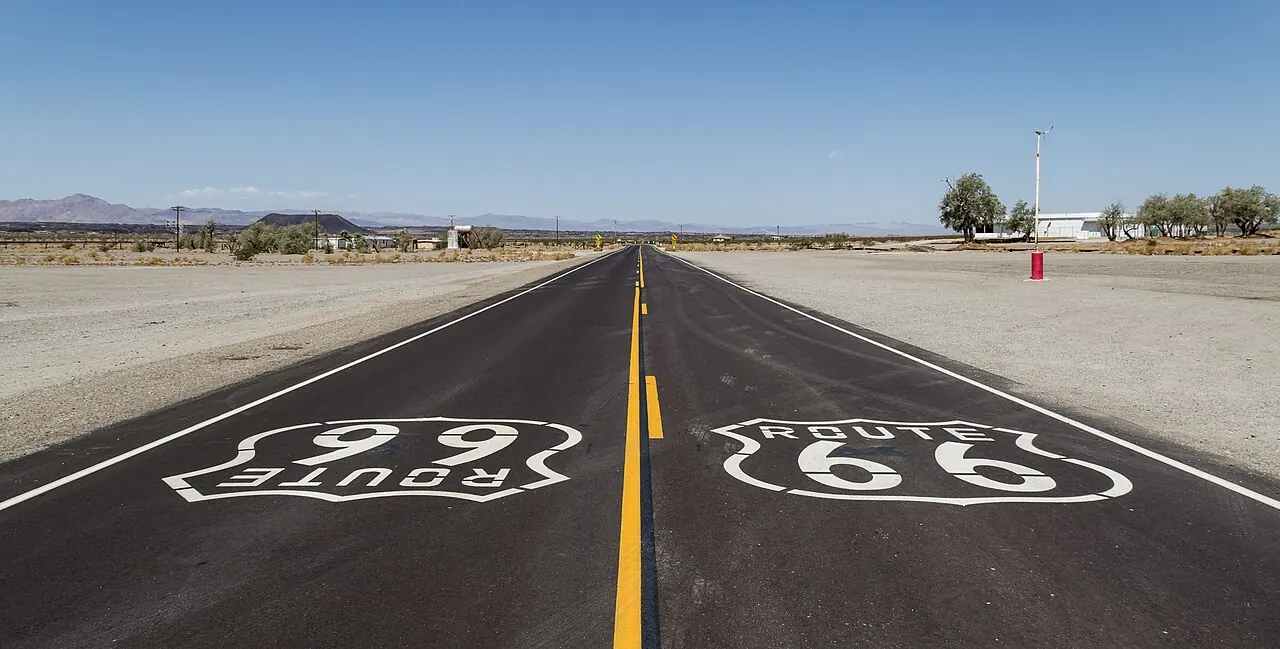 Route 66 corridor streetscape